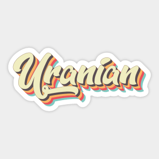 Uranian Sticker